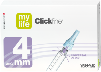 MYLIFE Clickfine Pen-Nadeln 4 mm 32 G