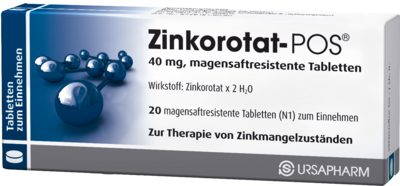 ZINKOROTAT POS magensaftresistente Tabletten