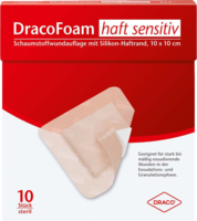 DRACOFOAM Haft sensitiv Schaumst.Wund.10x10 cm