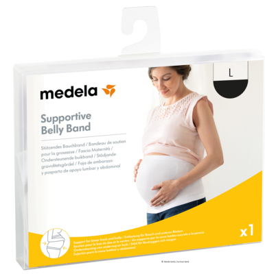 MEDELA Bauchband Gr.L schwarz